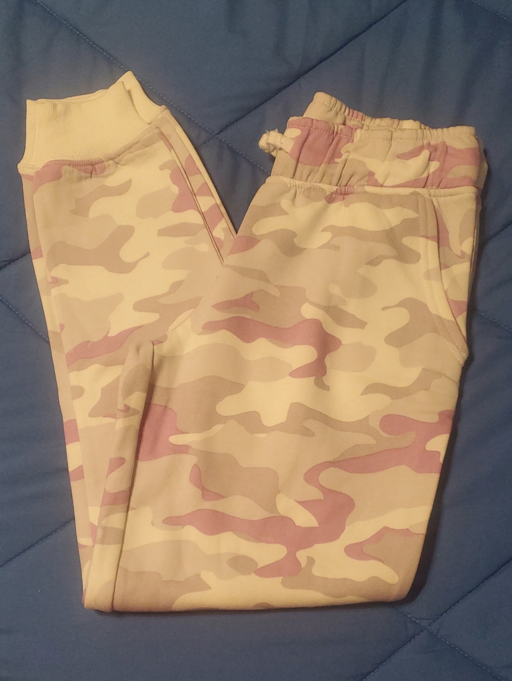 SO Purple, White And Gray Camo Kids Joggers